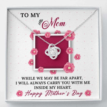 Mom Necklace, Mother’S Day Gift “ Mom Necklace “ Apart “ Gift Necklace Message Card Gifts for Mother (Mom) Rakva