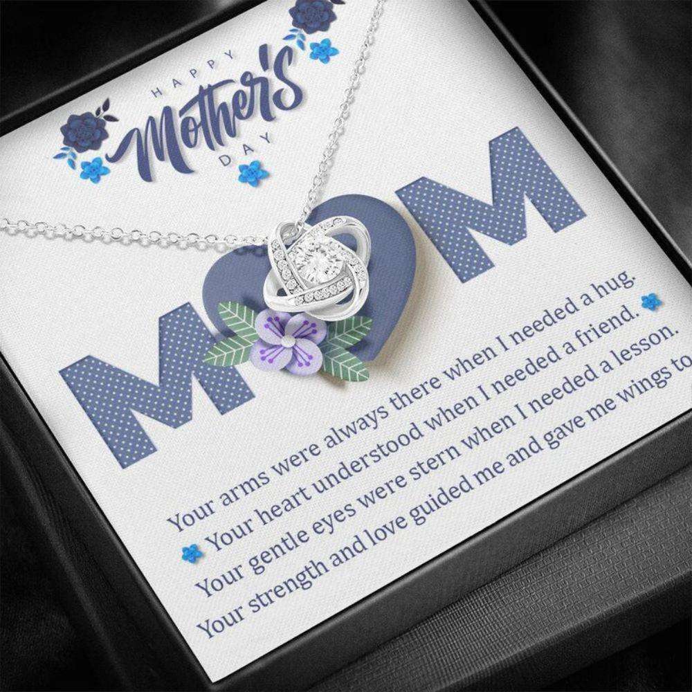 Mom Necklace, Mother’S Day Love Knot Necklace Gift For Mom, Mother, Mum Gifts for Mother (Mom) Rakva