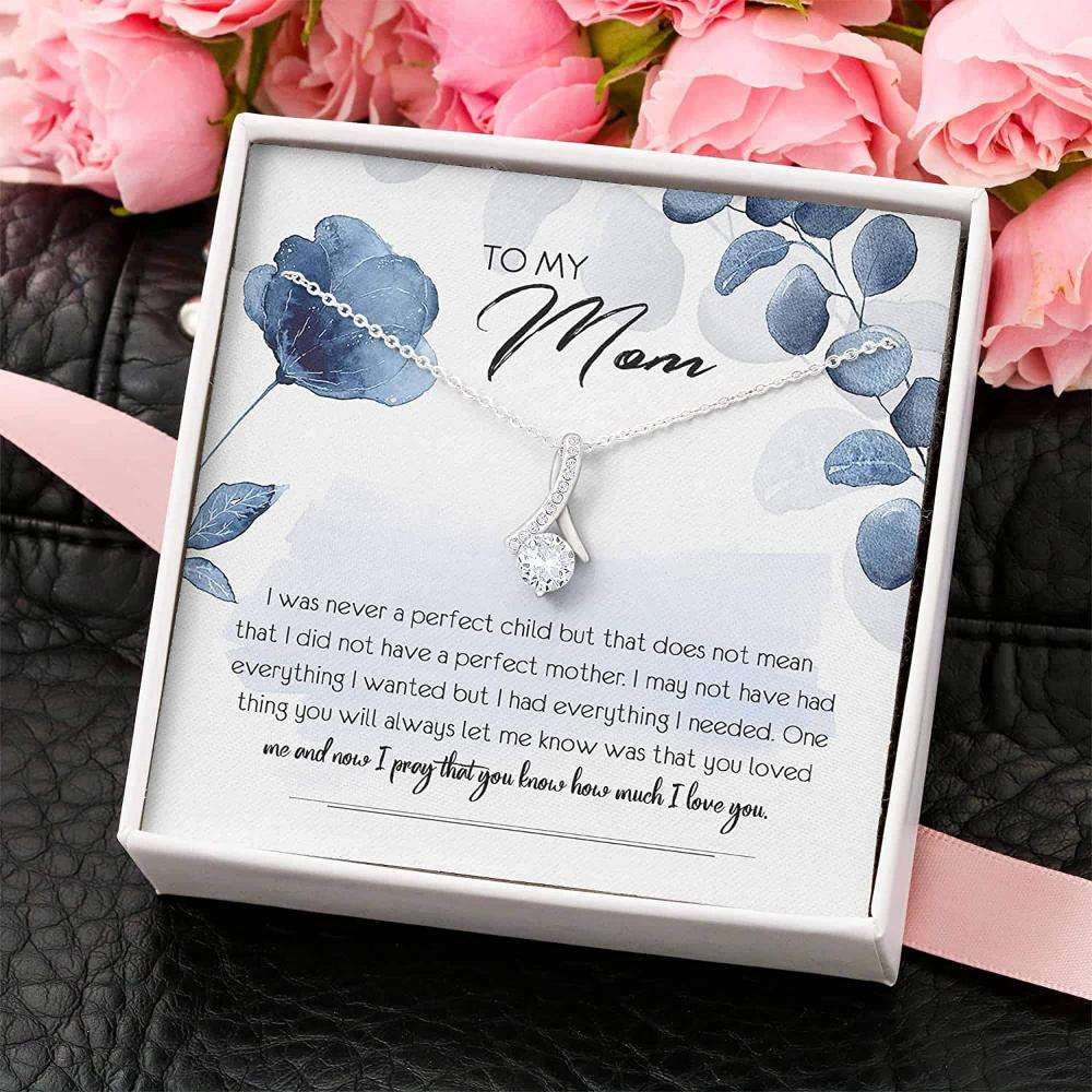 Mom Necklace, Mother’S Day Necklace For Mom “ Gift For Mom Necklace With Gift Box Gifts for Mother (Mom) Rakva