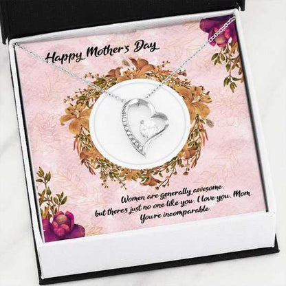 Mom Necklace, Mother’S Day Necklace Gift For Mom Forever Love Necklace Gifts for Mother (Mom) Rakva