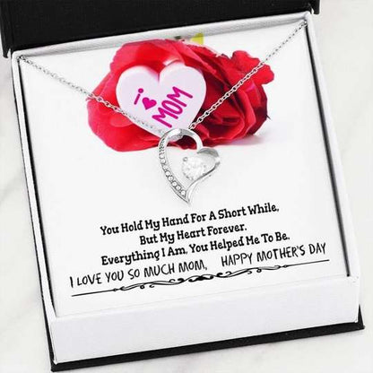 Mom Necklace, Mother’S Day Necklace Gift For Mom I Love You So Much Forever Love Necklace Gifts for Mother (Mom) Rakva