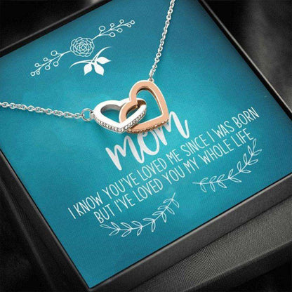 Mom Necklace, Mother’S Day Necklace Gift, I Knew You’Ve Loved Me Since I Was Born Necklace, Mom Gifts, Necklace Gift For Mom Gifts for Mother (Mom) Rakva