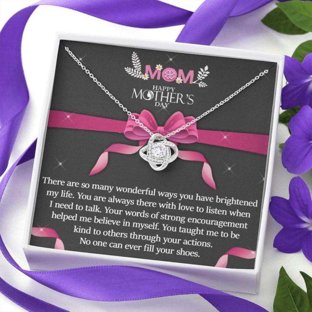 Mom Necklace, Mother’S Day Necklace “ Gift To Mom “ Wonderful Ways “ Gift Necklace Message Card Gifts for Mother (Mom) Rakva