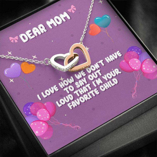 Mom Necklace, Mother’S Day Necklace, I’M Your Favorite Child Necklace, Mom Gifts, Gift For Mom, Mother Daughter Gift Gifts For Daughter Rakva