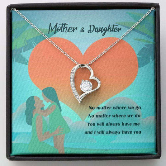 Mom Necklace, Mother’S Day Necklace, You Will Always Have Me Neckalce, Mom Gift, Forever Love Necklace Gifts for Mother (Mom) Rakva