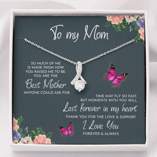 Mom Necklace, Mothers Day Gift, Gift For Mom, Mom Gift, Mother Necklace, Mothers Day Card With Necklace Gifts for Mother (Mom) Rakva