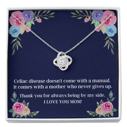 Mom Necklace, Mothers Day Necklace I Love You Mom Necklace Gifts for Mother (Mom) Rakva