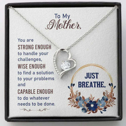 Mom Necklace, Mothers Day Necklace To My Mother Necklace Gifts for Mother (Mom) Rakva