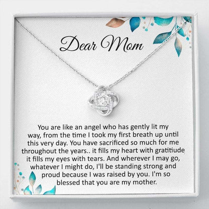 Mom Necklace, Mothers Day Necklaces From Son Daughter Kids Gifts For Mom Birthday Mothers Day Necklace Gift Sentimental Mom Poem Christmas Present Gifts For Daughter Rakva