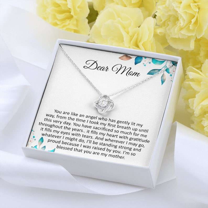 Mom Necklace, Mothers Day Necklaces From Son Daughter Kids Gifts For Mom Birthday Mothers Day Necklace Gift Sentimental Mom Poem Christmas Present Gifts For Daughter Rakva