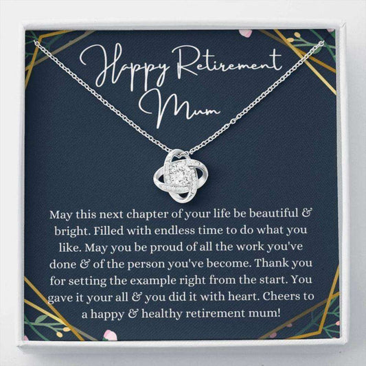 Mom Necklace, Mum Retirement Necklace Gift, Retirement Gift For Mum, Gift For Retiring Mother Gifts for Mother (Mom) Rakva