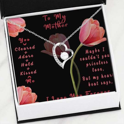 Mom Necklace, My Endless Love For You Forever Love Necklace For Mom Gifts for Mother (Mom) Rakva