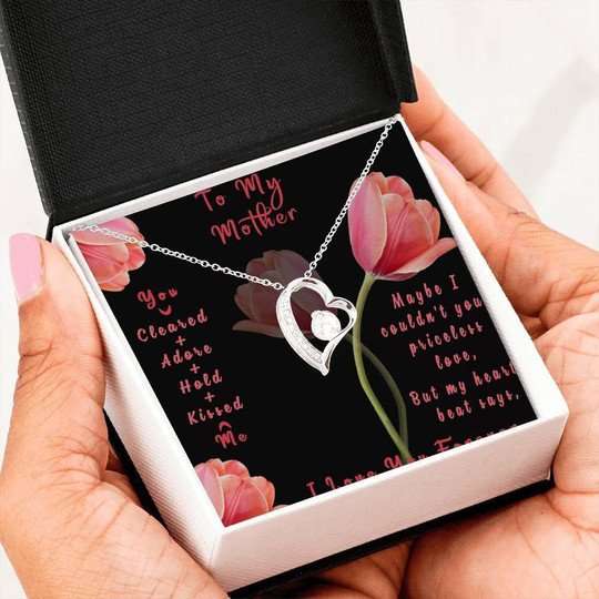 Mom Necklace, My Endless Love For You Forever Love Necklace For Mom Gifts for Mother (Mom) Rakva