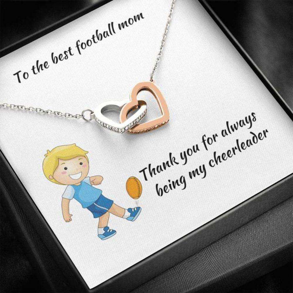 Mom Necklace “ Necklace For Mom “ Football Mom Gifts for Mother (Mom) Rakva