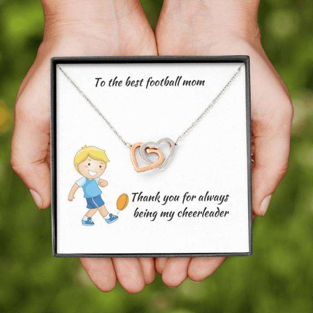 Mom Necklace “ Necklace For Mom “ Football Mom Gifts for Mother (Mom) Rakva