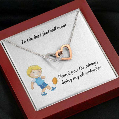 Mom Necklace “ Necklace For Mom “ Football Mom Gifts for Mother (Mom) Rakva