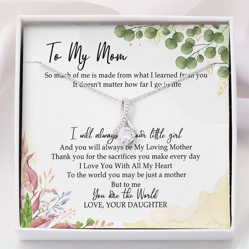 Mom Necklace, Necklace For Mom From Daughter “ For Mom Gifts For Daughter Rakva