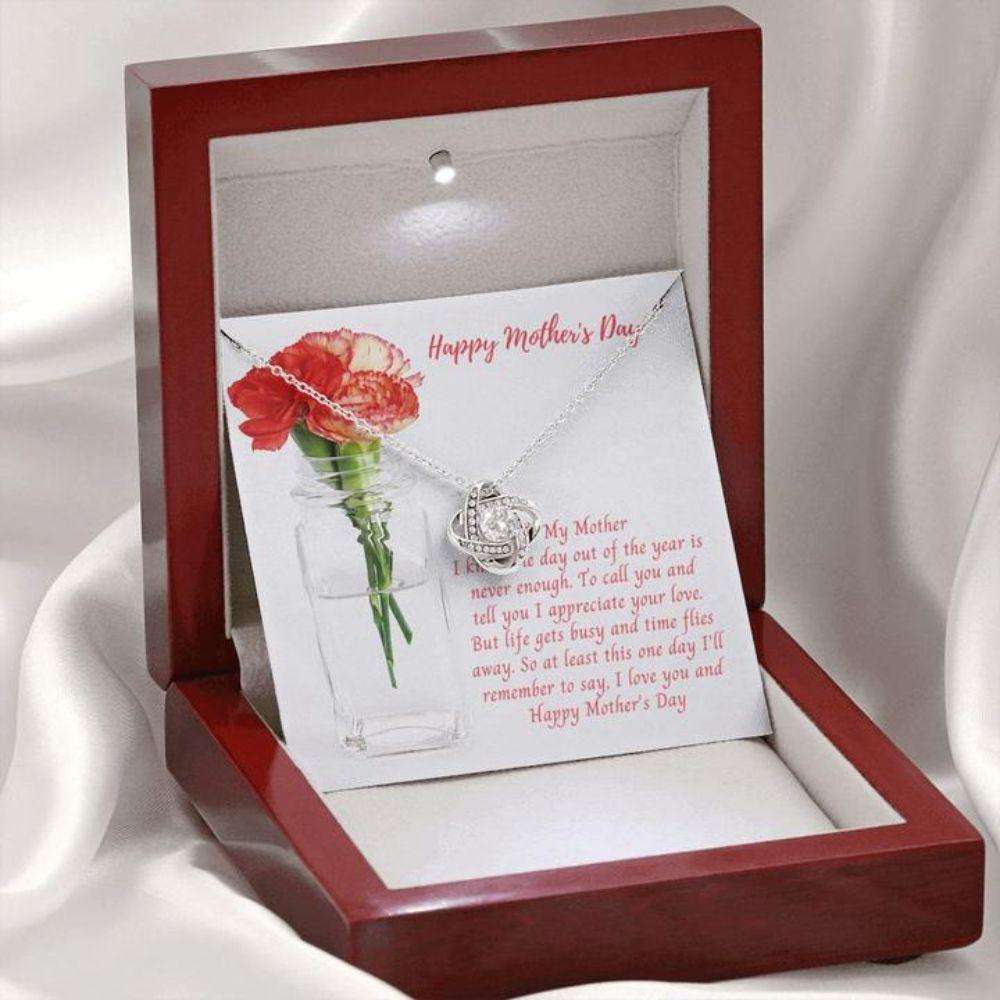 Mom Necklace “ Necklace For Mom “ Gift Necklace Message Card Mother’S Day Gifts for Mother (Mom) Rakva