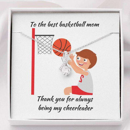 Mom Necklace “ Necklace For Mom “ Gift Necklace With Message Card Basketball Mom The Gifts for Mother (Mom) Rakva