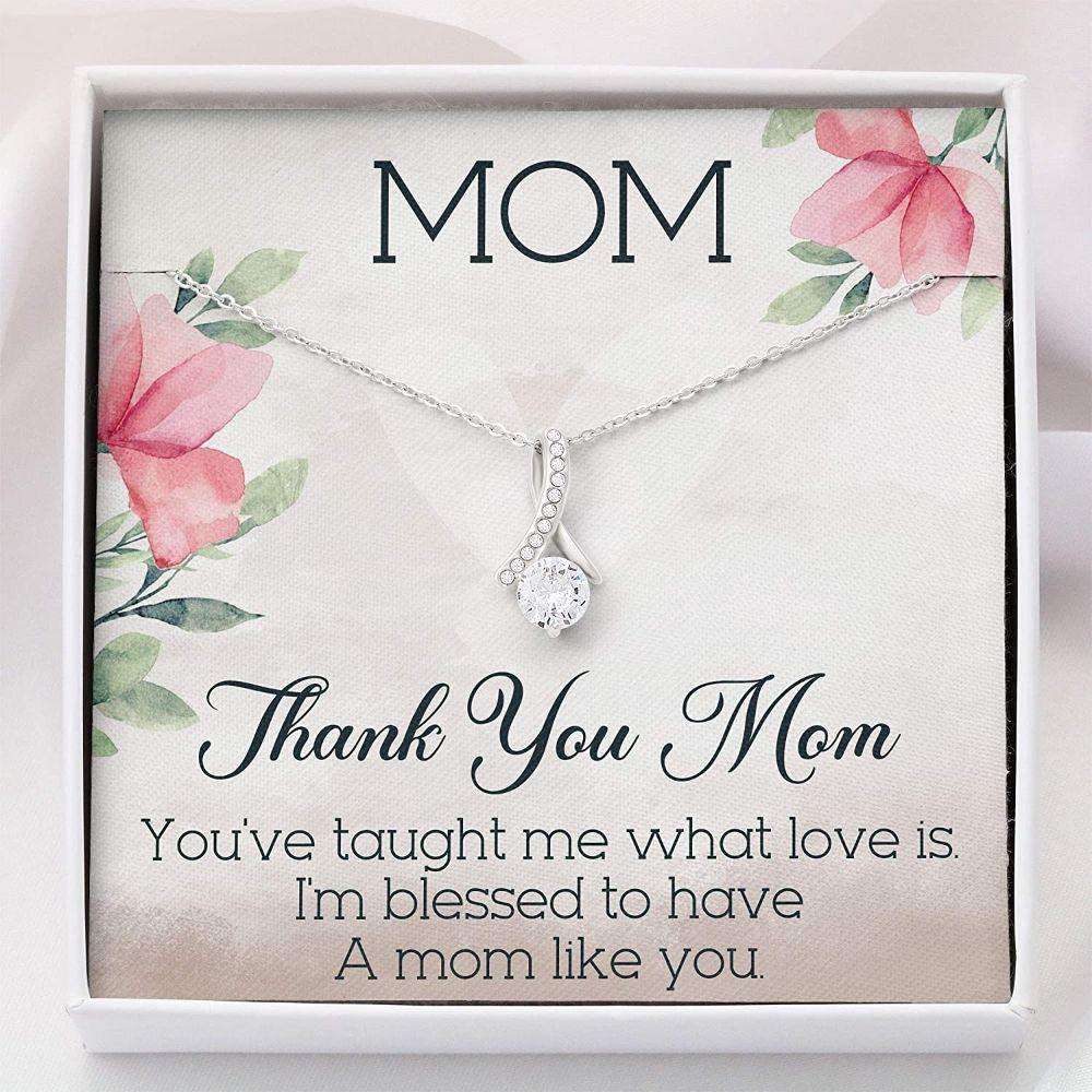 Mom Necklace, Necklace For Mom “ Mom Gift “ Necklace With Gift Box Gifts for Mother (Mom) Rakva