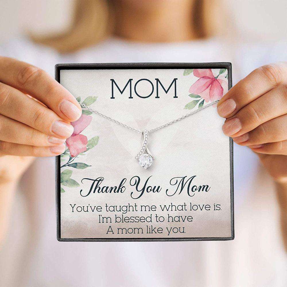 Mom Necklace, Necklace For Mom “ Mom Gift “ Necklace With Gift Box Gifts for Mother (Mom) Rakva