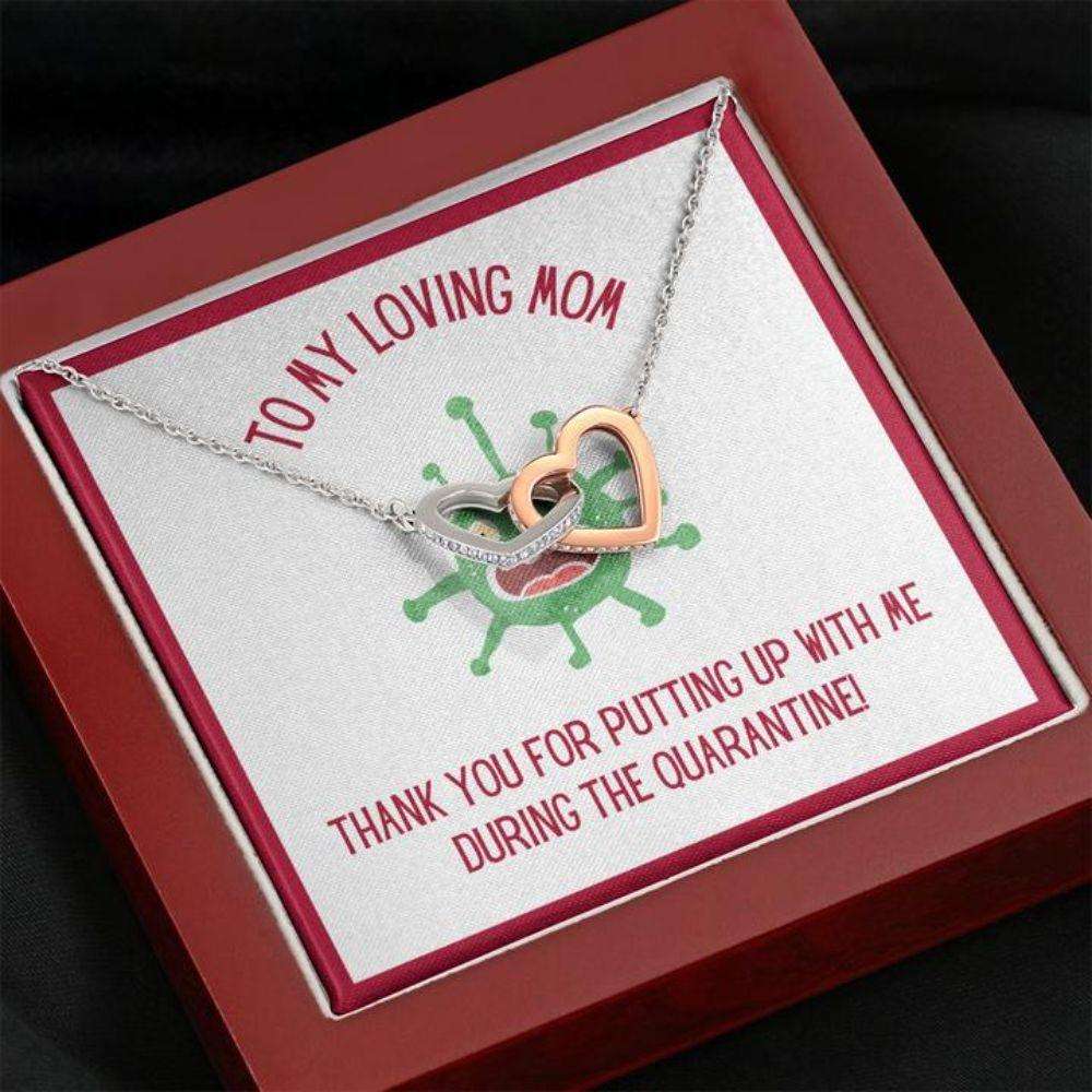 Mom Necklace “ Necklace For Mom “ Mom Quarantine Gifts for Mother (Mom) Rakva