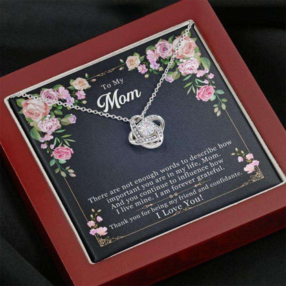 Mom Necklace “ Necklace For Mom “ There Are Not Enough Words To Necklace Gifts for Mother (Mom) Rakva