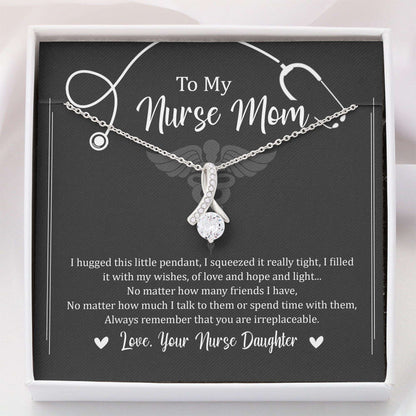 Mom Necklace, Necklace For Nurse Mom “ Nurse Mom Gift Jewelry For Nurse Mom “ Alluring Beauty Gifts for Mother (Mom) Rakva