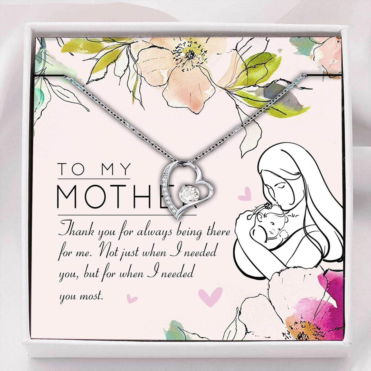 Mom Necklace, Necklace For Women Girl “ Necklace Gift For Mom “ Mom Gift From Daughter Necklace Gifts For Daughter Rakva