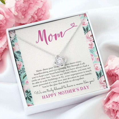 Mom Necklace, Necklace Gift For Mom For Mother’S Day “ Mom You Are My Hero, Present For Mom Gifts for Mother (Mom) Rakva