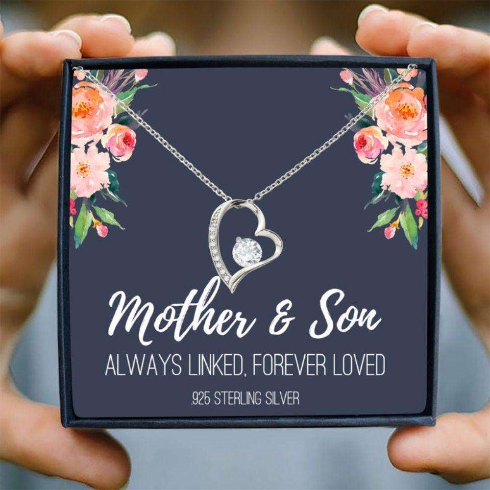 Mom Necklace, Necklace Gift For Mom From Son, Sentimental Gift For Mom, Love You To The Moon Gifts for Mother (Mom) Rakva