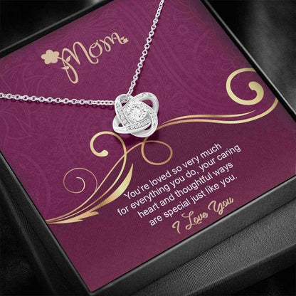 Mom Necklace, Necklace Gift For Mom, You Are Loved So Very Much Gifts for Mother (Mom) Rakva