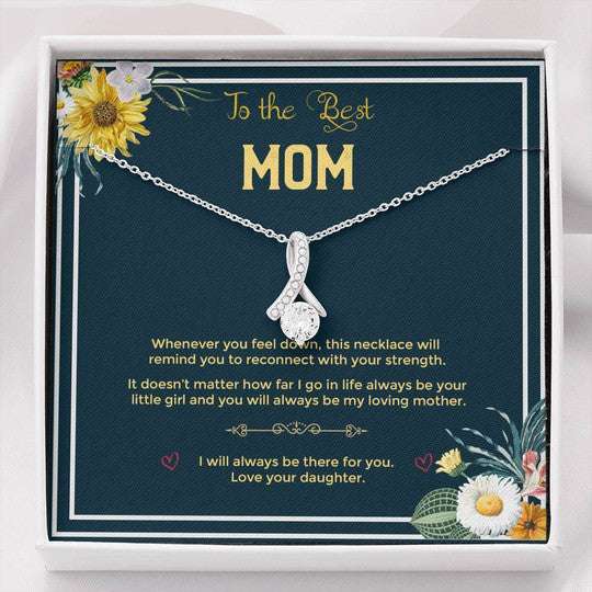 Mom Necklace, Necklace Gift For Mom You Are The World’S Best Mom Happy Mother’S Day Gifts for Mother (Mom) Rakva