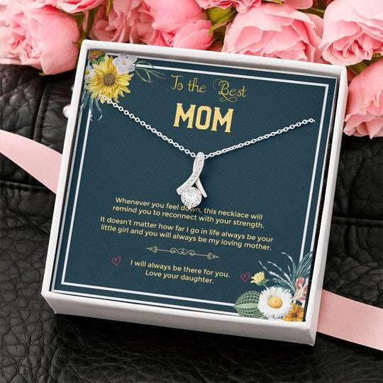 Mom Necklace, Necklace Gift For Mom You Are The World’S Best Mom Happy Mother’S Day Gifts for Mother (Mom) Rakva