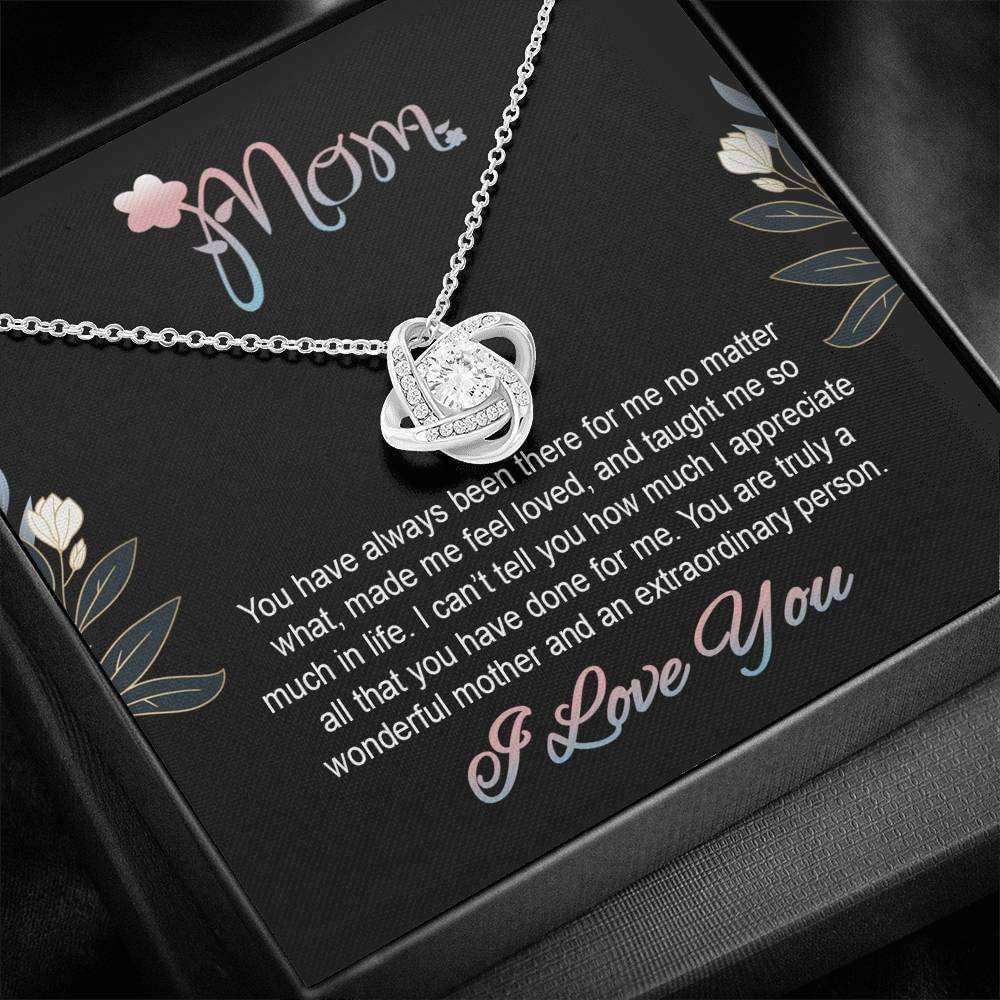 Mom Necklace, Necklace Gift For Mom, You Have Been Always There For Me Gifts for Mother (Mom) Rakva