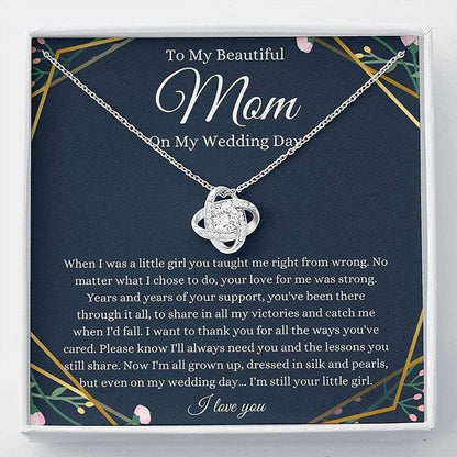 Mom Necklace, Necklace Gift To Mom On My Wedding Day, Mother Of The Bride Gift From Daughter Gifts For Daughter Rakva