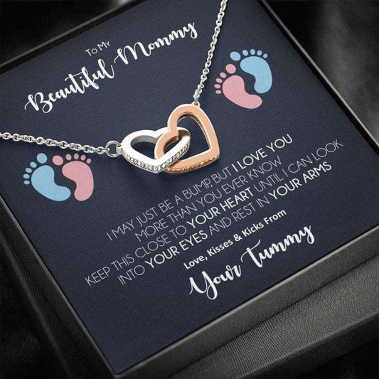 Mom Necklace, New Mom Necklace, Gift For First Time Mom, Baby Shower Gift, Pregnant Wife Gifts For Mom To Be (Future Mom) Rakva