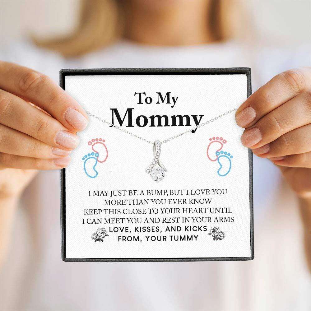 Mom Necklace, New Mommy Necklace “ First Time Mom Pregnancy Gift Gifts For Mom To Be (Future Mom) Rakva