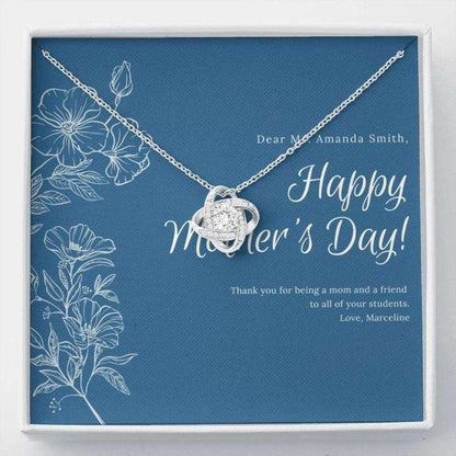 Mom Necklace, Other Mother Gift, Personalized Mother’S Day Necklace Gift, 1St Mothers Day Necklace Gift, Love Knot Necklace Gift For Mom Gifts for Mother (Mom) Rakva