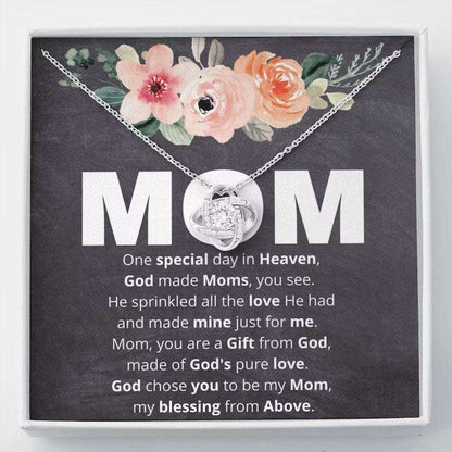 Mom Necklace, Poem Card Gift For Mom, Mother Necklace Mother’S Day Gifts for Mother (Mom) Rakva