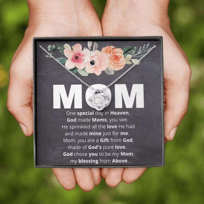 Mom Necklace, Poem Card Gift For Mom, Mother Necklace Mother’S Day Gifts for Mother (Mom) Rakva