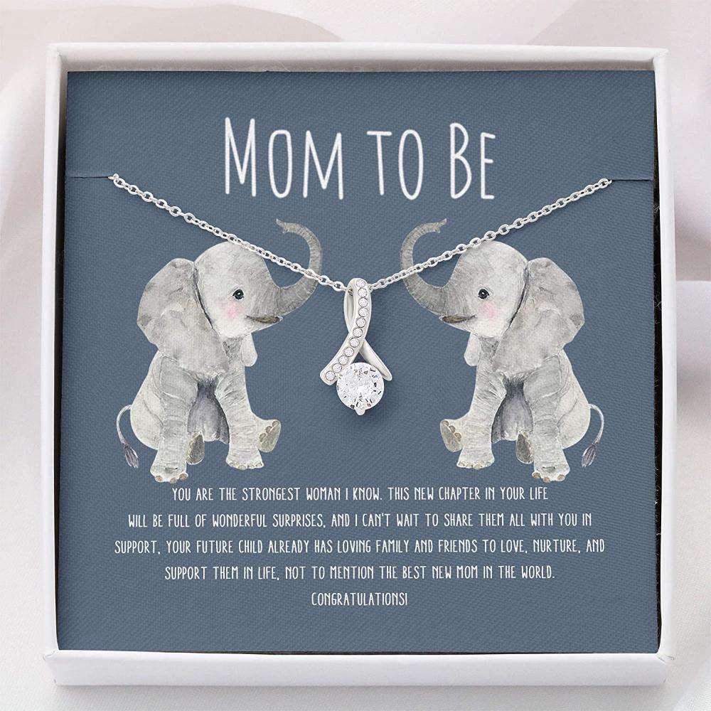 Mom Necklace, Pregnancy Gift For Expecting Moms Necklace “ Mom To Be Necklace Gifts For Mom To Be (Future Mom) Rakva