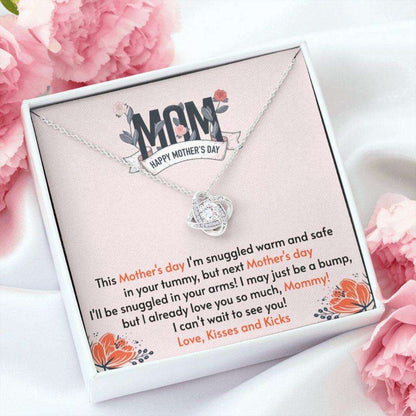 Mom Necklace, Pregnancy Gift For Mom To Be, First Time Mom Necklace, First Mother’S Day Gift For Expecting Moms Gifts For Mom To Be (Future Mom) Rakva