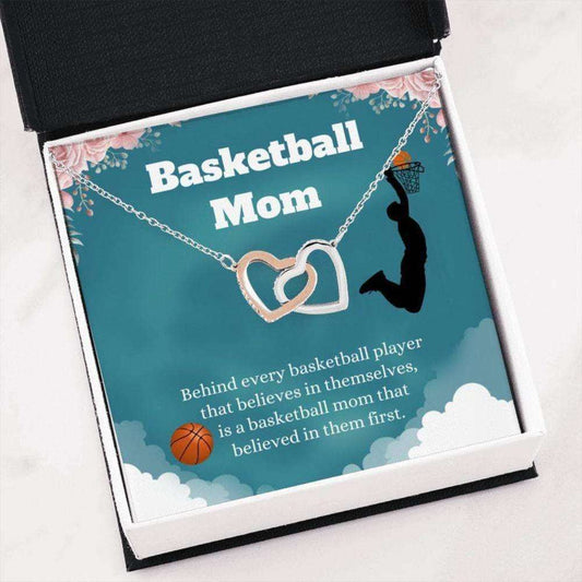 Mom Necklace, Proud Basketball Mom Necklace “ Thanks To Mama “ Basketball Mom Gift “ Basketball Lover Gift Gifts for Mother (Mom) Rakva