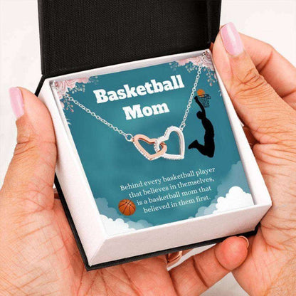 Mom Necklace, Proud Basketball Mom Necklace “ Thanks To Mama “ Basketball Mom Gift “ Basketball Lover Gift Gifts for Mother (Mom) Rakva