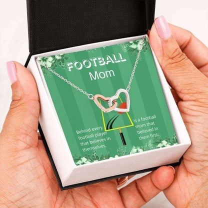 Mom Necklace, Proud Football Mom Necklace “ Gift For Football Lover “ World’S Best Mama “ Mom Birthday Gift Gifts for Mother (Mom) Rakva