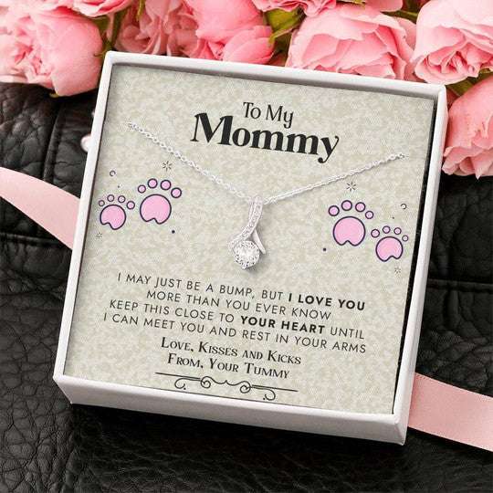 Mom Necklace, Rest In Your Arms Alluring Beauty Necklace For Mommy Gifts for Mother (Mom) Rakva