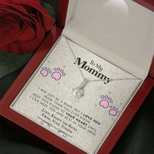 Mom Necklace, Rest In Your Arms Alluring Beauty Necklace For Mommy Gifts for Mother (Mom) Rakva