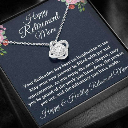 Mom Necklace, Retirement Gifts For Mom Necklace, Happy Retirement Gifts For Retiring Mother, Mom Retirement Gift Gifts for Mother (Mom) Rakva