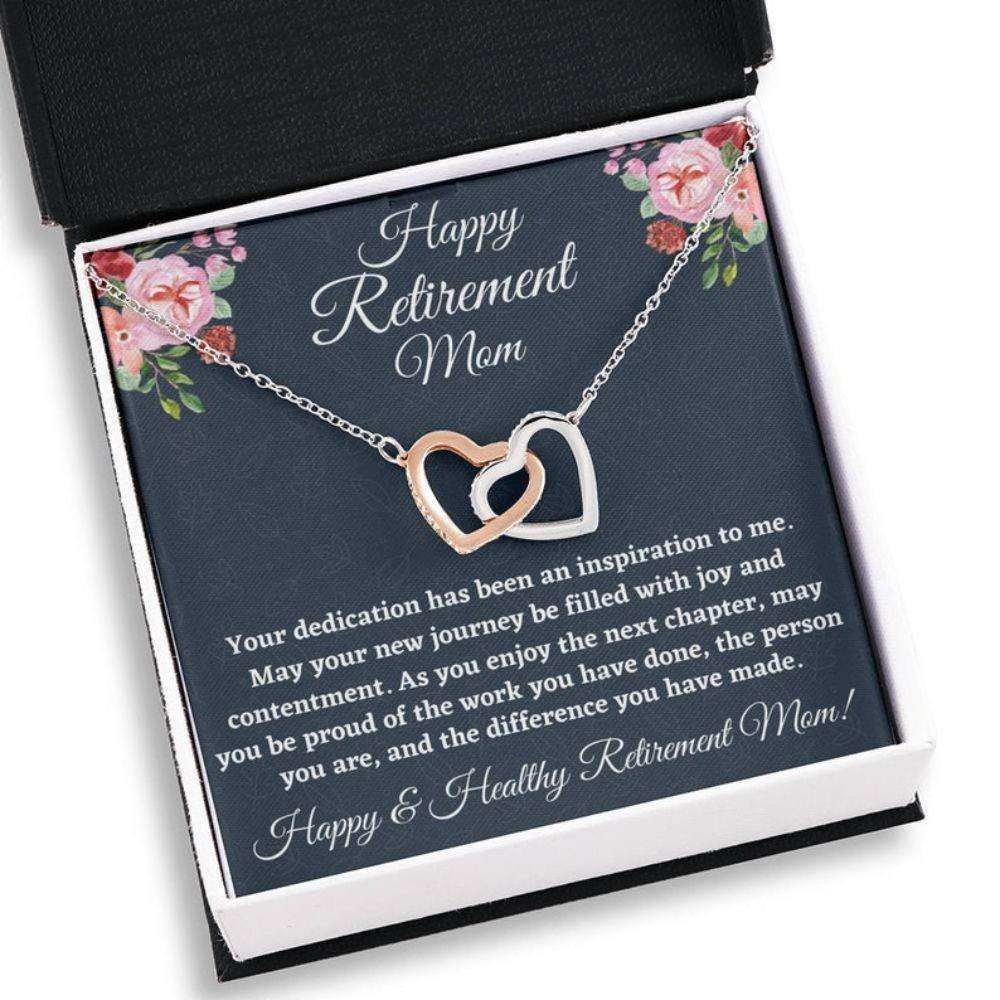 Mom Necklace, Retirement Gifts For Mom Necklace, Happy Retirement Gifts For Retiring Mother, Mom Retirement Gift Gifts for Mother (Mom) Rakva